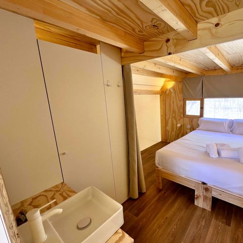Tente en toile et en bois 5 personnes - Iris