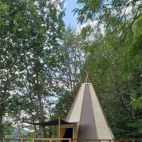 Hébergement 5 personnes - TIPI - HOME - 3 chambres - Sans sanitaire - 34m2