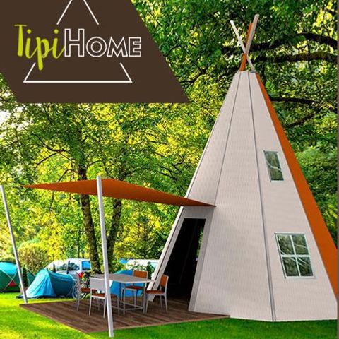 HÉBERGEMENT INSOLITE 5 personnes - TIPI HOME 3ch 5pers - sans sanitaire - 34m2