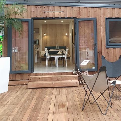 BUNGALOW 5 personnes - CABANE GLAMPING 2ch - 5 pers - sans sanitaire - 22m2