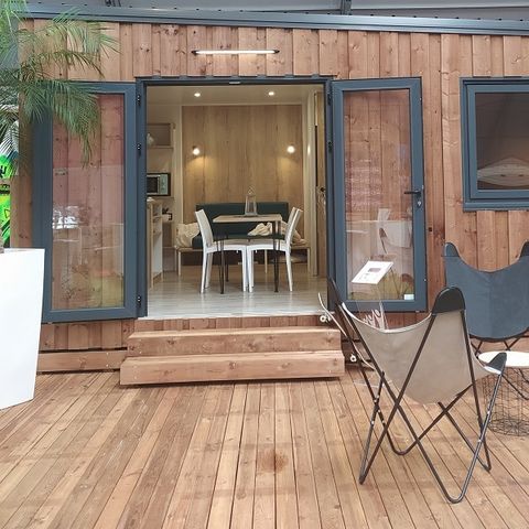 BUNGALOW 4 personnes - CABANE GLAMPING 2ch 5pers - SANS SANITAIRE - 22m2