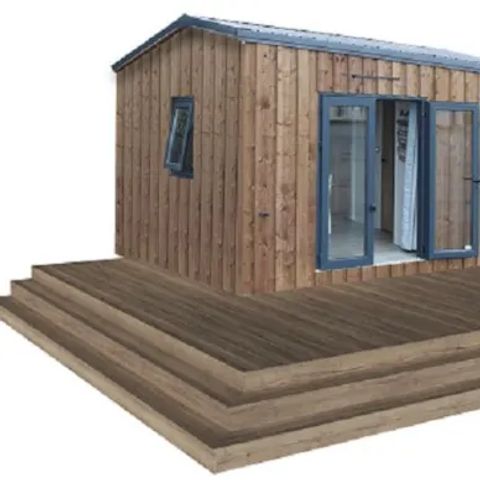 BUNGALOW 4 personnes - CABANE GLAMPING 2ch 5pers - SANS SANITAIRE - 22m2