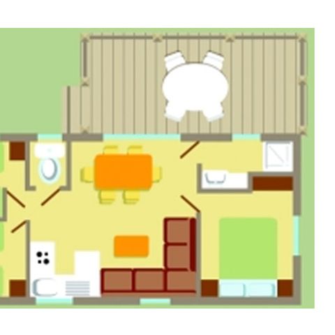 BUNGALOW 6 personnes - CONFORT 3ch 6pers - 29m2