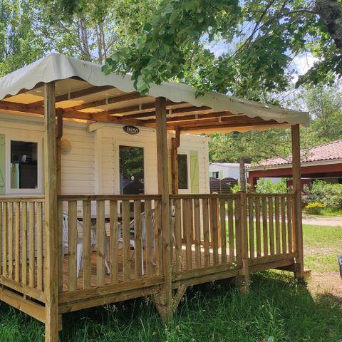 BUNGALOW 4 personnes - LOGGIA CLASSIC 27m² - terrasse non couverte