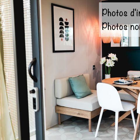 BUNGALOW 4 personnes - Family Premium BDL 28m² - Clim + TV + Terrasse Couverte