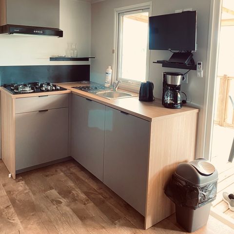 BUNGALOW 6 personnes - Espace Premium BDL 32/33m² Clim + TV + Terrasse Couverte