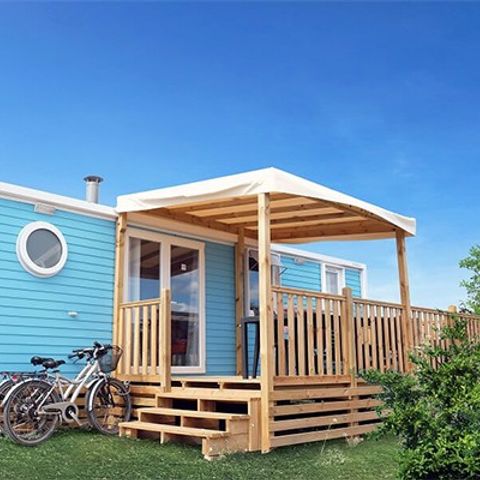 BUNGALOW 6 personnes - Premium | 3 Ch. | 6 Pers. | Terrasse surélevée | Clim. | TV