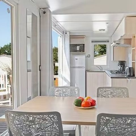 BUNGALOW 4 personnes - Premium | 2 Ch. | 4 Pers. | Terrasse surélevée | Clim. | TV