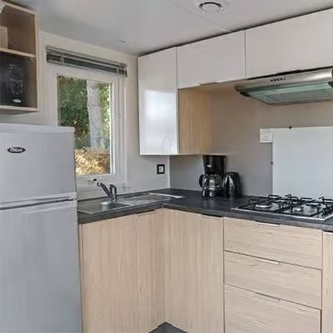BUNGALOW 4 personnes - Premium | 2 Ch. | 4 Pers. | Terrasse surélevée | Clim. | TV
