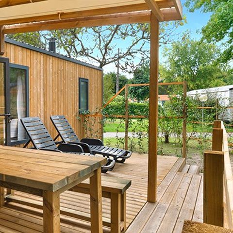 BUNGALOW 4 personnes - Ultimate | 2 Ch. | 4 Pers. | Terrasse surélevée | Clim. | TV