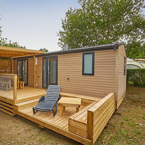 BUNGALOW 4 personnes - Ultimate | 2 Ch. | 4 Pers. | Terrasse surélevée | Clim. | TV
