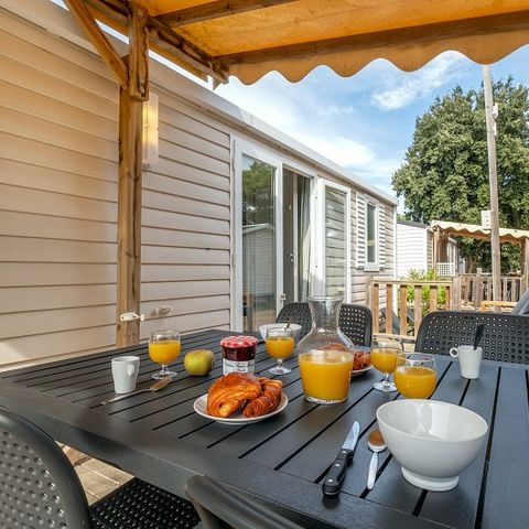 BUNGALOW 6 personnes - Premium | 3 Ch. | 6 Pers. | Terrasse Lounge | Clim. | TV