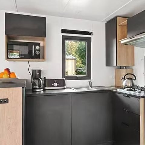 BUNGALOW 6 personnes - Premium | 3 Ch. | 6 Pers. | Terrasse surélevée | 2 SDB | Clim. | TV
