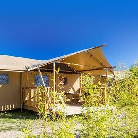 BUNGALOW 5 personnes - Tente Safari Lodge | 2 Ch. | 4/5 Pers. | Terrasse simple