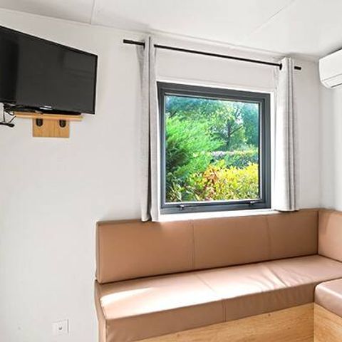 BUNGALOW 4 personnes - Mobil-home | Ultimate | 2 Ch. | 4 Pers. | Terrasse simple | Clim. | TV