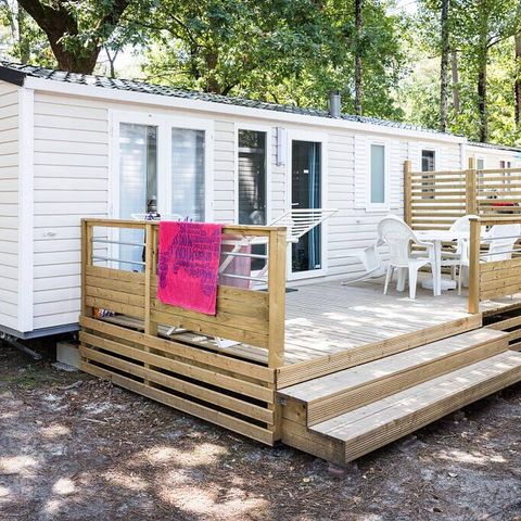 BUNGALOW 6 personnes - Comfort | 3 Ch. | 6 Pers. | Terrasse surélevée non couverte | Clim.