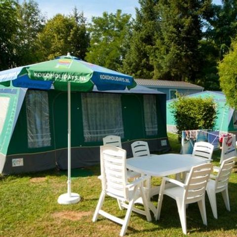 BUNGALOW TOILÉ 6 personnes - Bungalowtent, type BT Cabines sans sanitaires