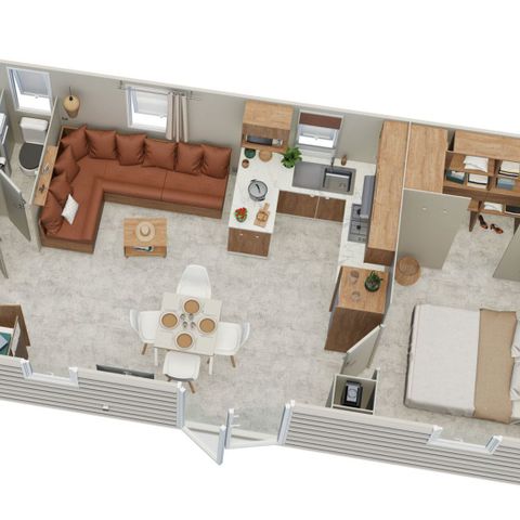 BUNGALOW 4 personnes - Castel Palace**** Sans terrasse