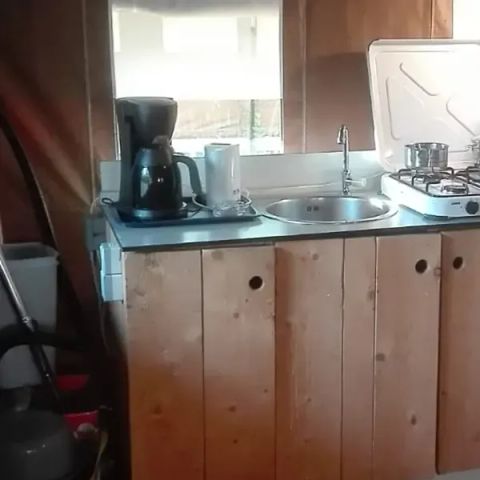 TENTE TOILE ET BOIS 6 personnes - Lodgetent, type SL+