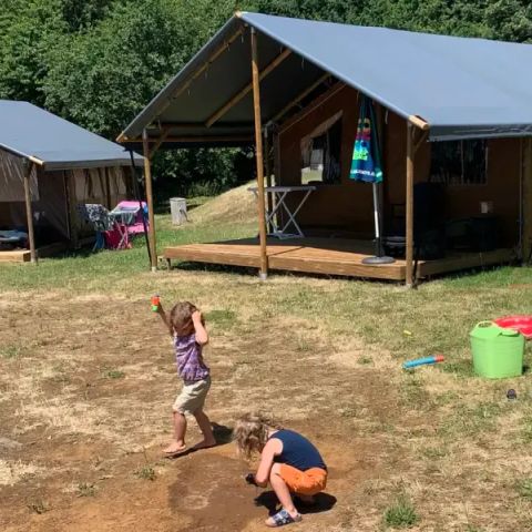 TENTE TOILE ET BOIS 6 personnes - Lodgetent, type SL+