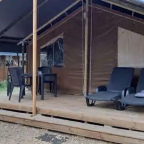 TENTE TOILE ET BOIS 6 personnes - Lodgetent type SL+