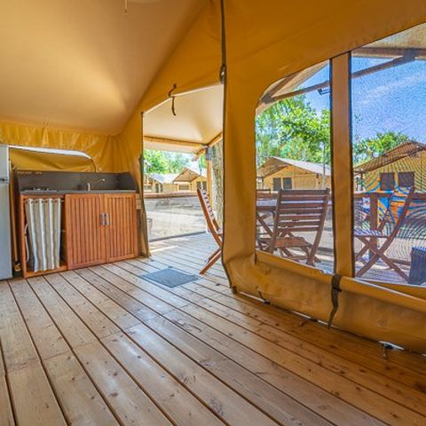 BUNGALOW 5 personnes - Tente Super Lodge | 2 Ch. | 4/5 Pers. | Sans SDB