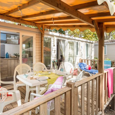 BUNGALOW 6 personnes - Comfort | 3 Ch. | 6 Pers. | Terrasse surélevée | Clim.