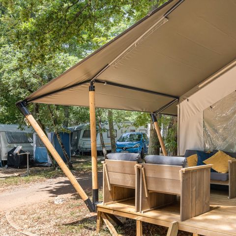 TENTE TOILE ET BOIS 4 personnes - Park Umag - Tente Safari Confort