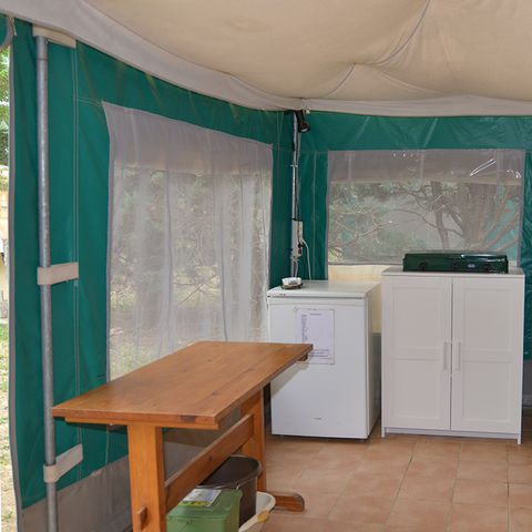 BUNGALOW TOILÉ 4 personnes - Caraibe, sans sanitaires