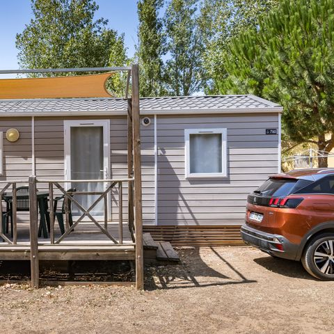 BUNGALOW 4 personnes - Comfort | 2 Ch. | 4 Pers. | Terrasse surélevée | Clim.