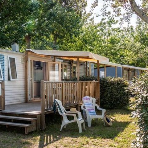 BUNGALOW 6 personnes - Comfort XL | 3 Ch. | 6 Pers. | Terrasse surélevée | Clim.