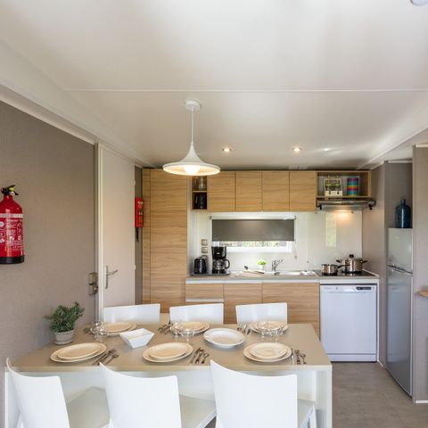 BUNGALOW 6 personnes - Premium | 2 Ch. | 4/6 Pers. | Terrasse Lounge | Clim.