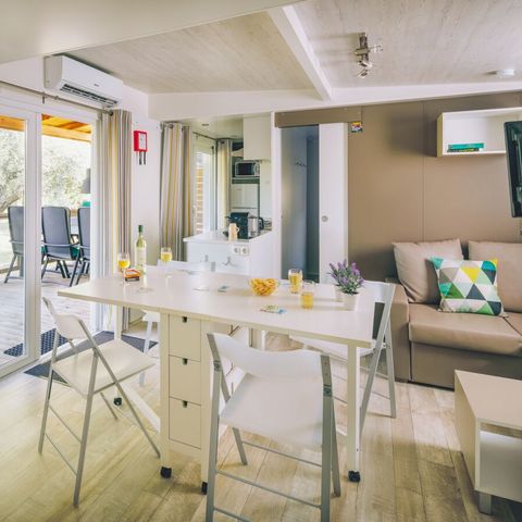 Mobilhome 7 personnes - Zone Supreme 3 chambres Lounge Premium