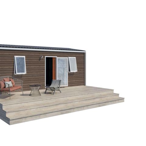 BUNGALOW 4 personnes - EDEN TV 2 chambres 26M2