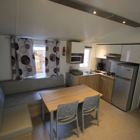 BUNGALOW 6 personnes - Mobil-home | Comfort | 3 Ch. | 6 Pers. | Terrasse surélevée