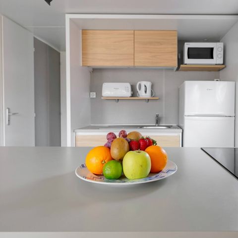 BUNGALOW 4 personnes - Mobil-home | Comfort | 2 Ch. | 4 Pers. | Terrasse simple | Clim. | TV
