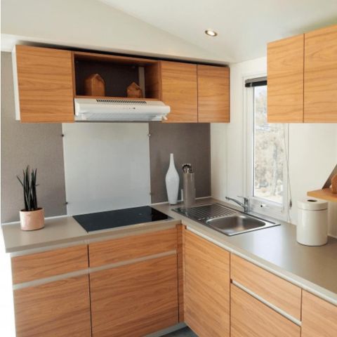 Mobilhome 6 personnes - YUCATAN - 3 chambres - TV - CLIM - PLANCHA