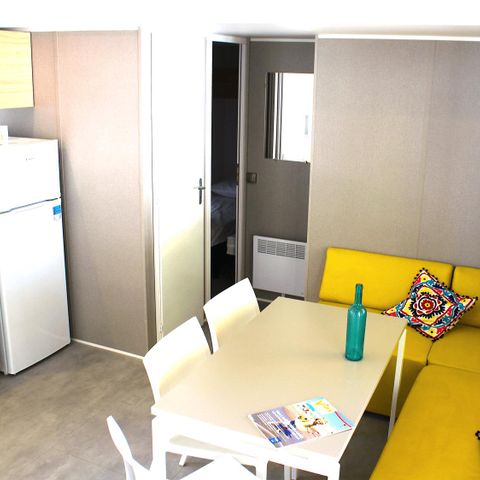 Mobilhome 6 personnes - YUCATAN - 3 chambres - TV - CLIM - PLANCHA