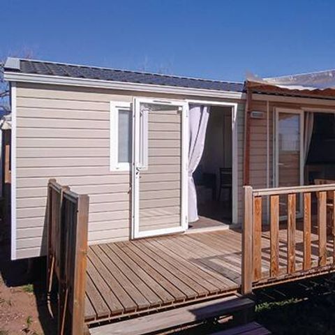 BUNGALOW 4 personnes - Mobil-home | Classic | 2 Ch. | 4 Pers. | Terrasse surélevée | Clim.