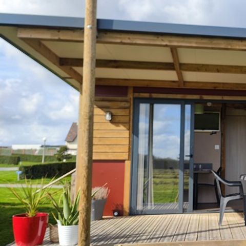 CHALET 4 personnes - Chalet Premium Nature 20m² (1 chambre) + Terrasse 2/4 pers