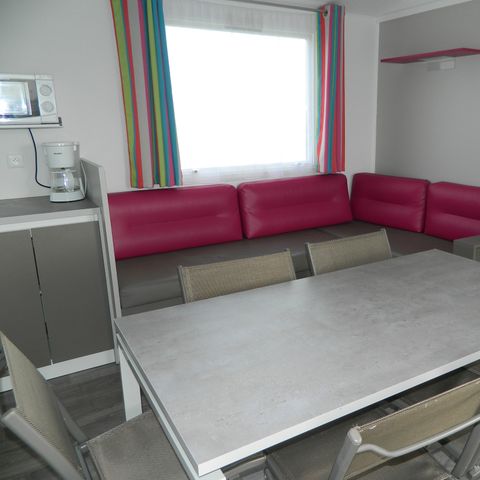 BUNGALOW 8 personnes - PREMIUM 36m² (3 chambres) + Terrasse - vue mer