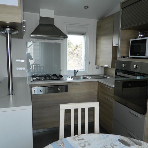 BUNGALOW 6 personnes - Mobil home Premium 40m² (3 chambres) + Terrasse - vue mer 6 pers