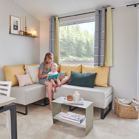 BUNGALOW 6 personnes - Mobil-home Premium 33m² (2 chambres) + Terrasse 4/6 pers