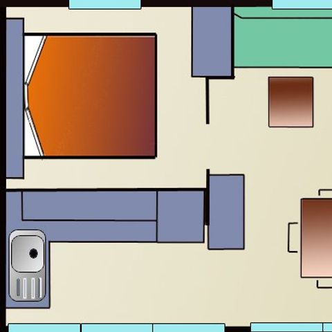 BUNGALOW 6 personnes - Loisir Confort 