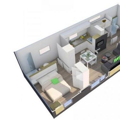 BUNGALOW 6 personnes - Loisir Prestige Taos 40m² 3ch