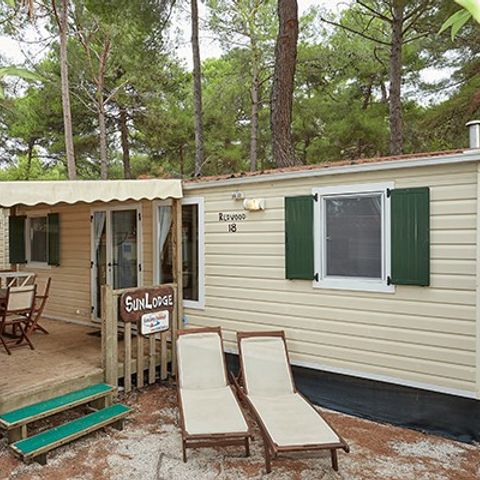 BUNGALOW 4 personnes - Ultimate | 2 Ch. | 4 Pers. | Terrasse Couverte | 2 SDB | Clim. | TV