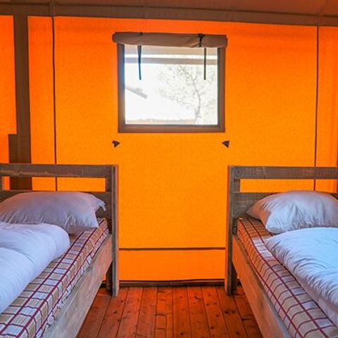 Tente en toile et en bois 6 personnes - Lodgetent Premium XL