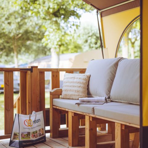 Tente en toile et en bois 6 personnes - Lodgetent Holiday