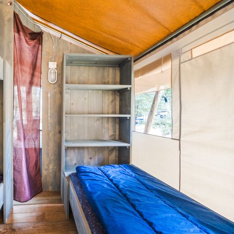 TENTE TOILE ET BOIS 5 personnes - Valkanela - Tente Safari de luxe