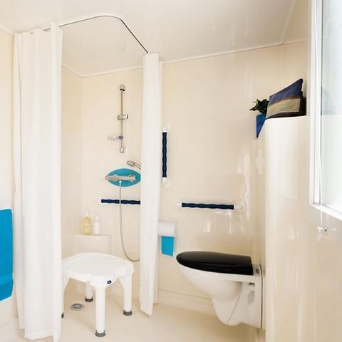 BUNGALOW 4 personnes - PMR Confort 27m² 2 chambres + TV + terrasse 